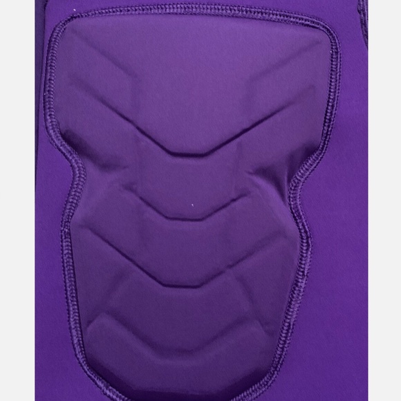 Nike NBA Pro Hyperstrong Padded 3/4 Tights Men’s Pants Lakers Purple - Picture 4 of 4